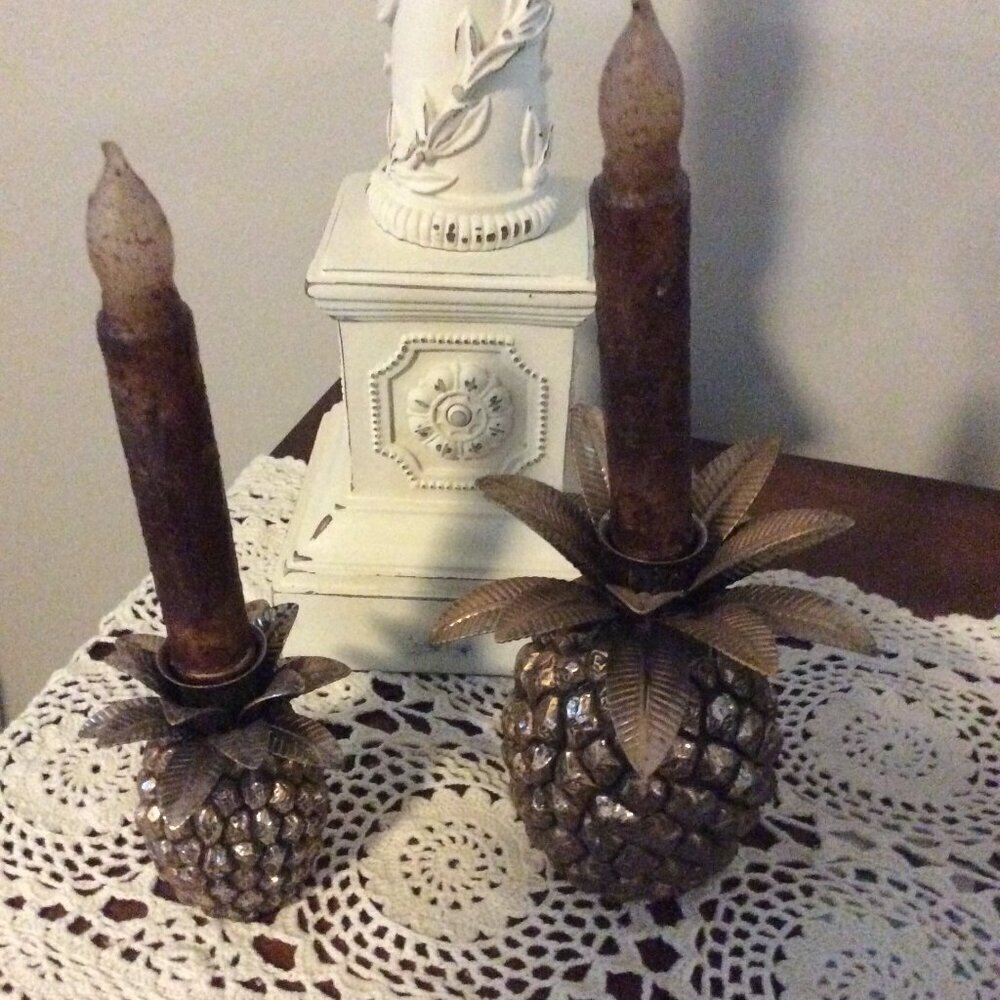 Godinger Pineapple Candle Sticks